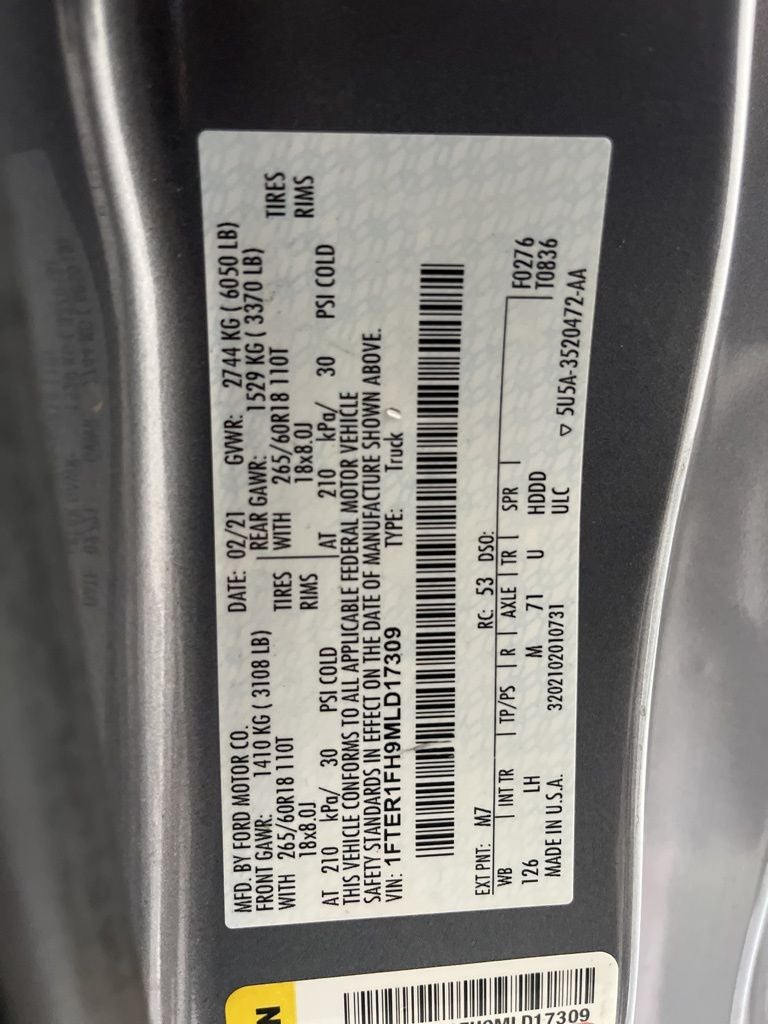 2021 Ford Ranger XL