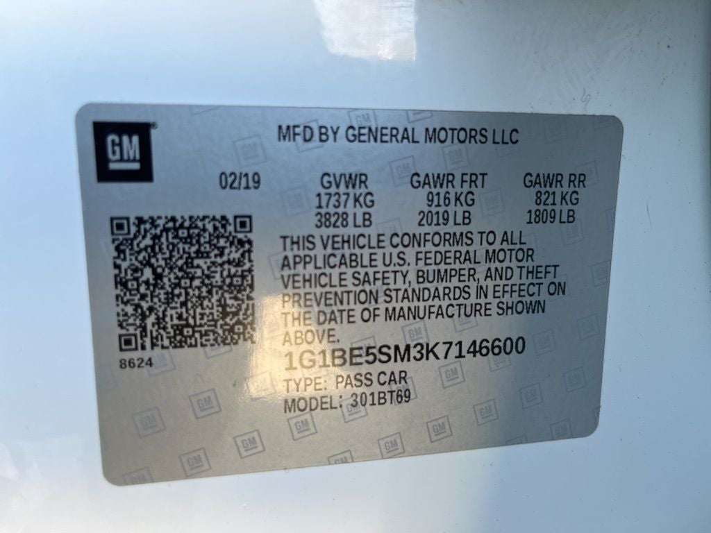 2019 Chevrolet Cruze LT