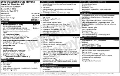 2025 Chevrolet Silverado 1500 LTZ