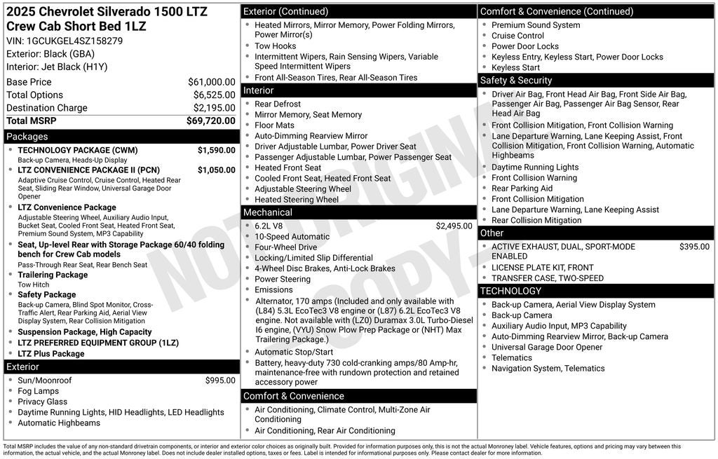 2025 Chevrolet Silverado 1500 LTZ