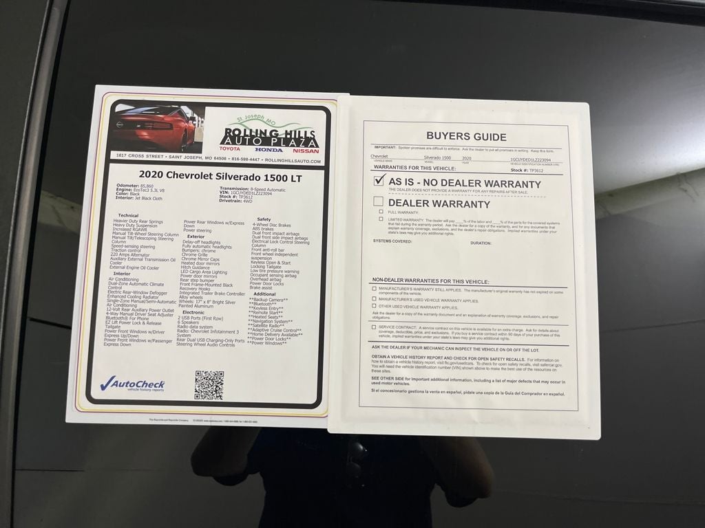 2020 Chevrolet Silverado 1500 LT