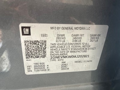 2021 Chevrolet Traverse High Country