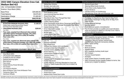2022 GMC Canyon Elevation