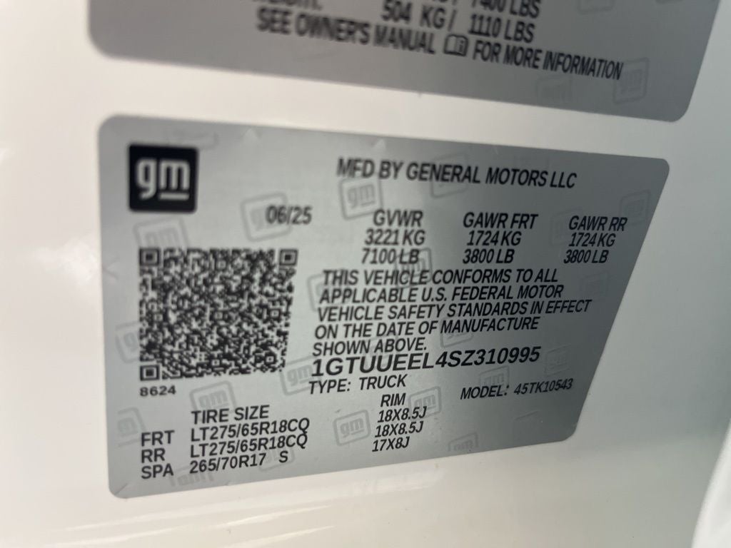 2025 GMC Sierra 1500 AT4