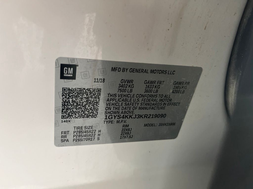 2019 Cadillac Escalade ESV Platinum Edition