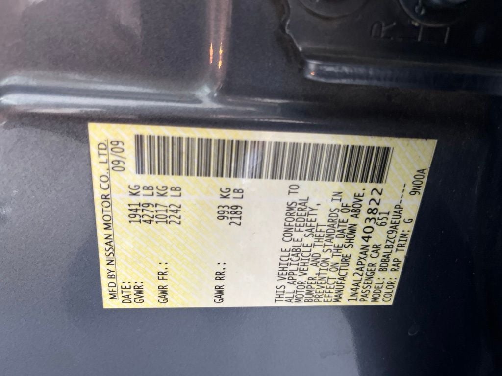 2010 Nissan Altima 2.5 S
