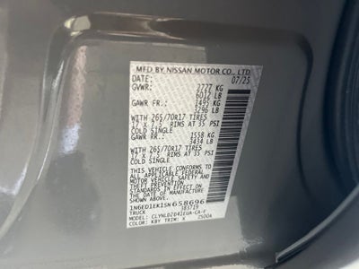 2025 Nissan Frontier PRO-4X
