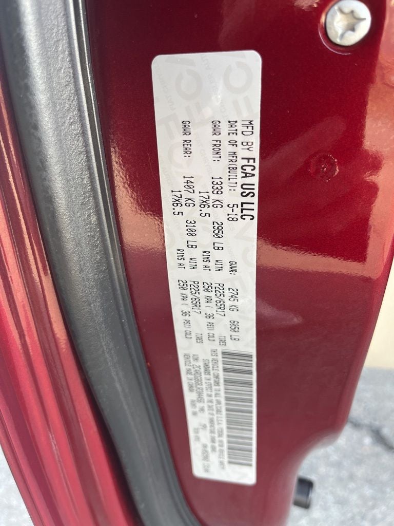 2018 Dodge Grand Caravan SE