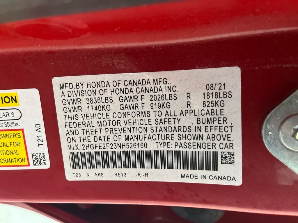 2022 Honda Civic LX
