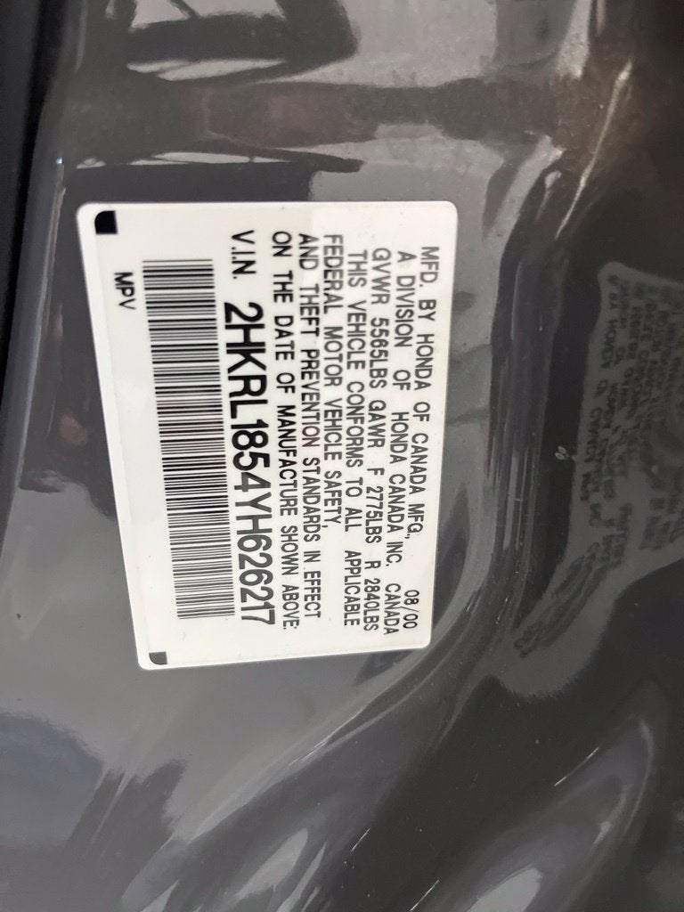 2000 Honda Odyssey LX 7 Passenger