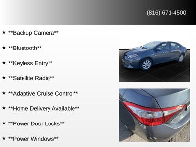 2016 Toyota Corolla LE