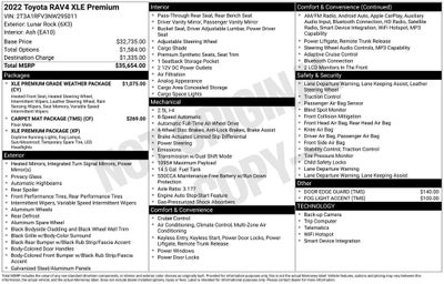 2022 Toyota RAV4 XLE Premium