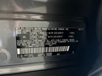2021 Toyota RAV4 Hybrid LE