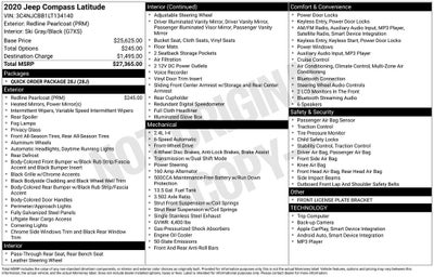 2020 Jeep Compass Latitude