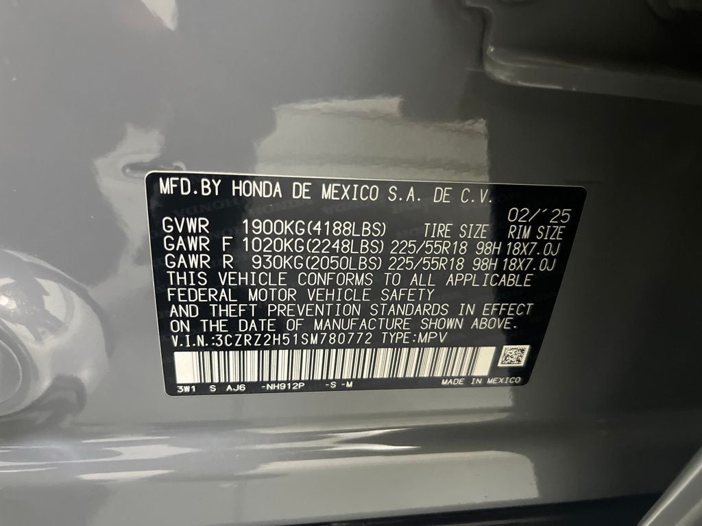 2025 Honda HR-V Sport