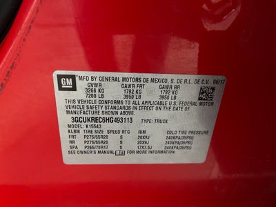 2017 Chevrolet Silverado 1500 LT LT2
