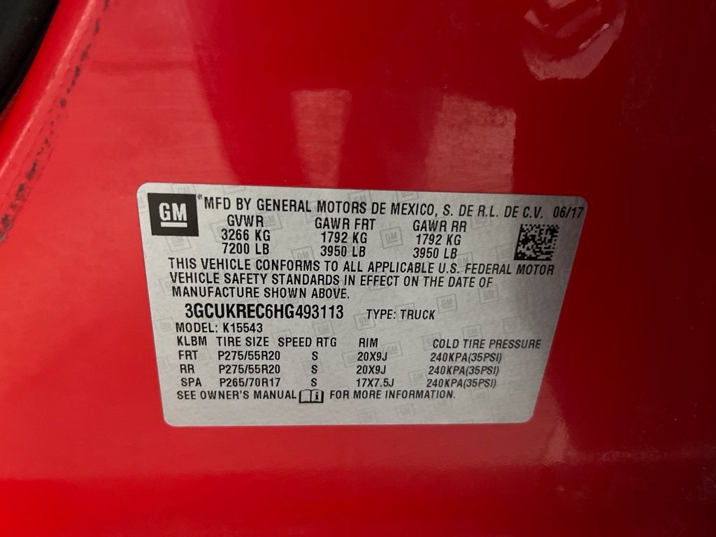2017 Chevrolet Silverado 1500 LT LT2