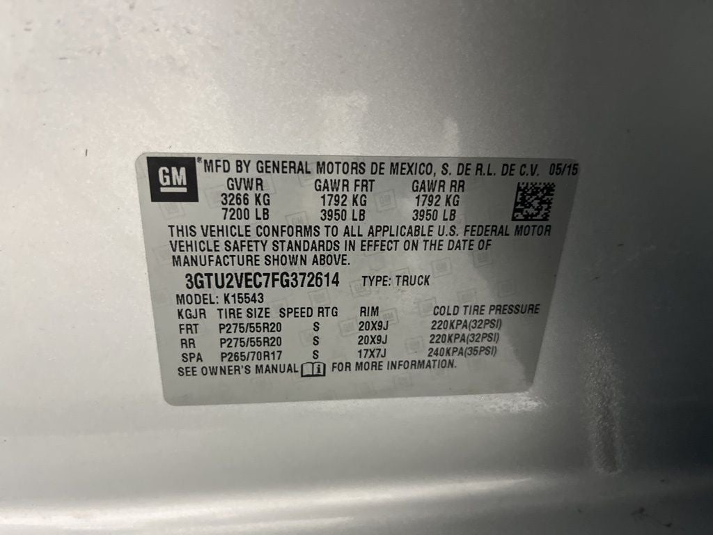 2015 GMC Sierra 1500 SLT