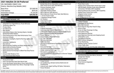 2021 Mazda Mazda CX-30 Preferred