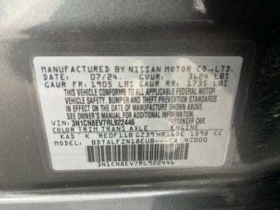 2024 Nissan Versa 1.6 SV