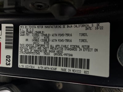 2023 Toyota Tacoma SR V6