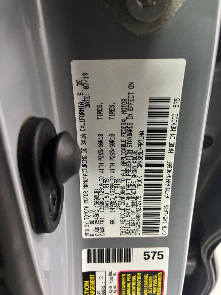 2019 Toyota Tacoma Limited V6