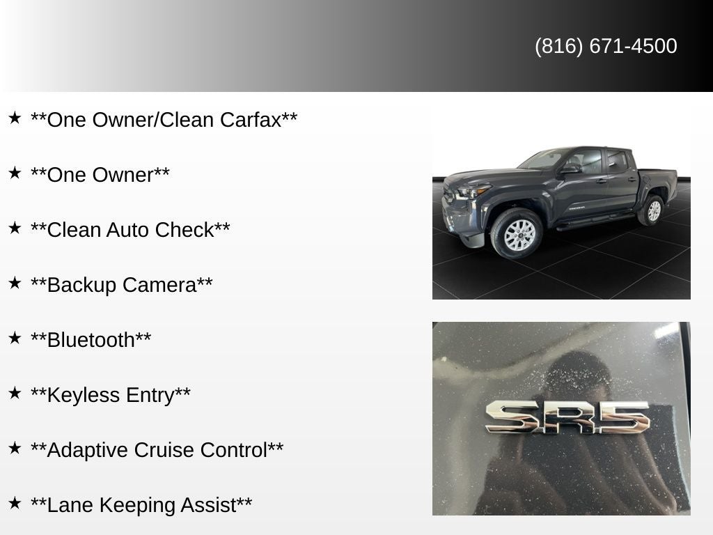 2025 Toyota Tacoma SR5