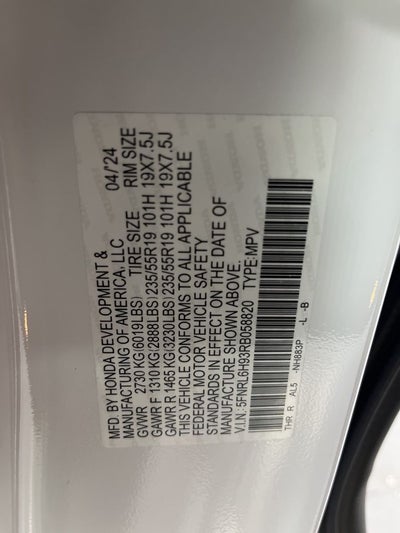 2024 Honda Odyssey Elite