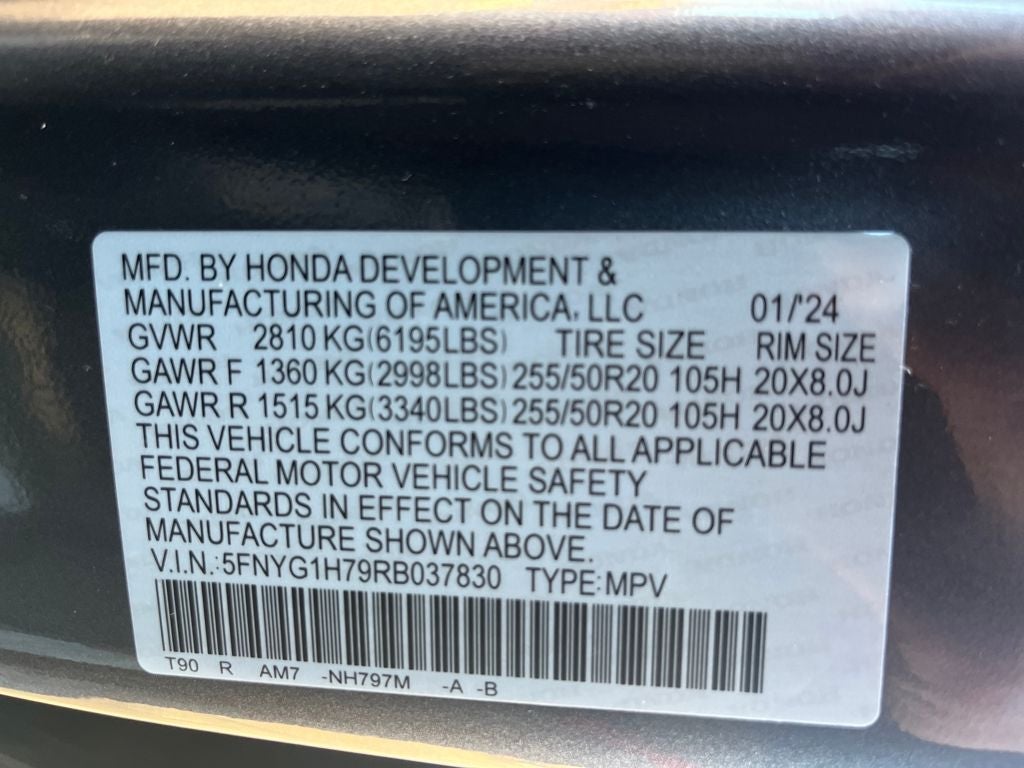 2024 Honda Pilot Touring