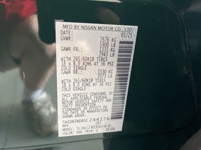 2025 Nissan Pathfinder Rock Creek