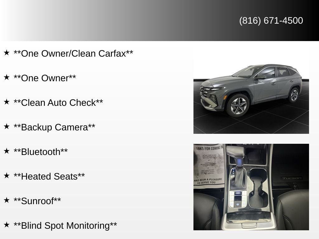 2025 Hyundai Tucson SEL Convenience