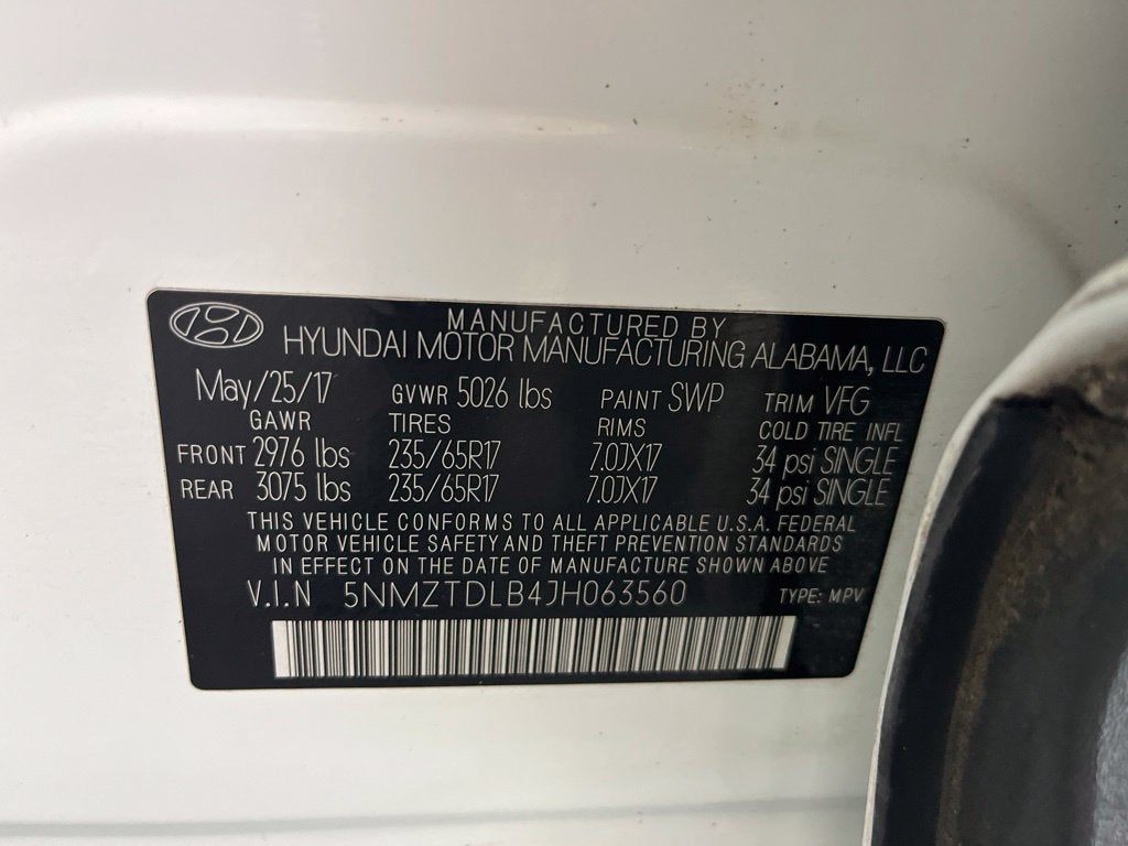 2018 Hyundai Santa Fe Sport 2.4 Base