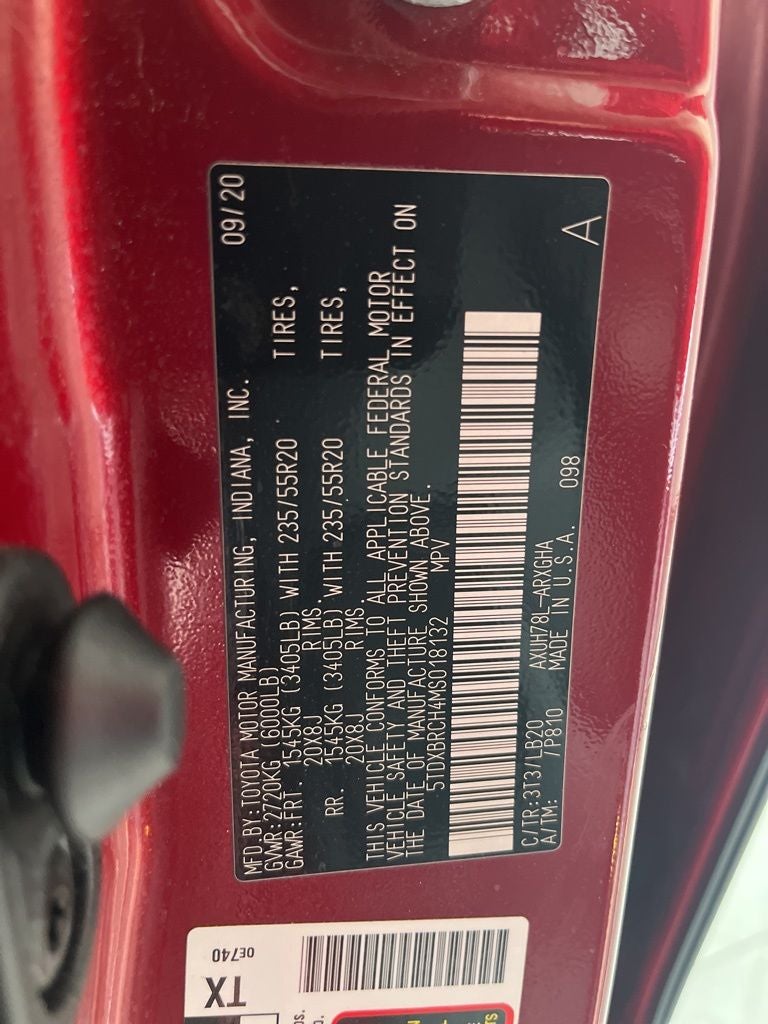 2021 Toyota Highlander Hybrid Limited