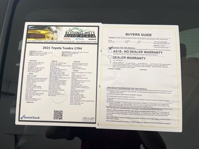 2021 Toyota Tundra 1794