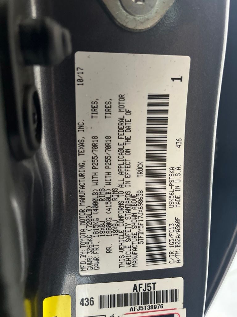 2018 Toyota Tundra SR5