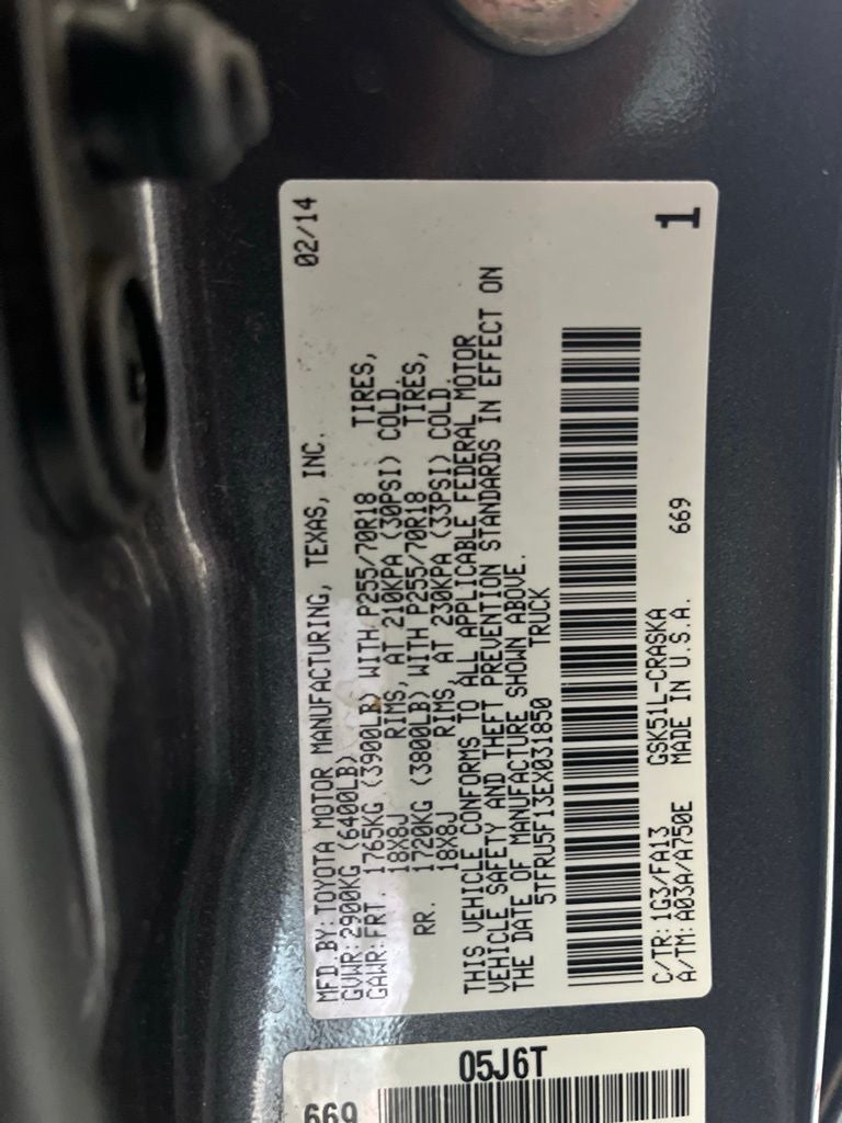 2014 Toyota Tundra SR