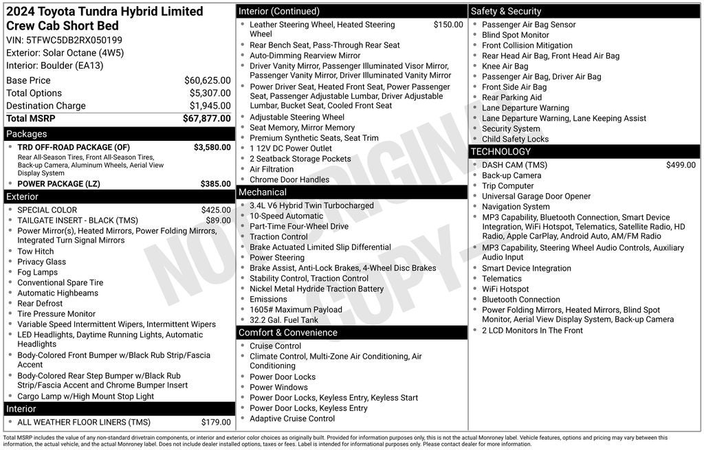 2024 Toyota Tundra Hybrid Limited