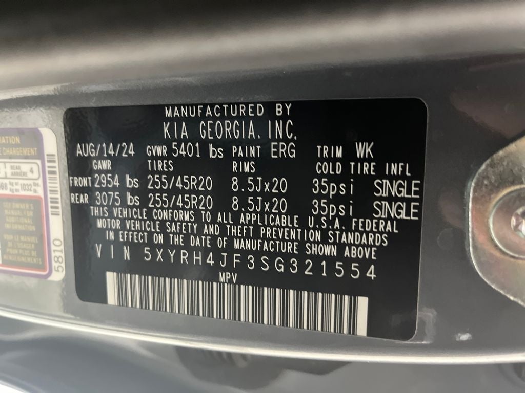 2025 Kia Sorento EX