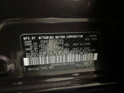 2021 Mitsubishi Outlander Sport 2.0 SE