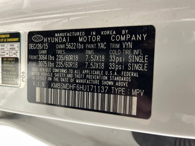 2017 Hyundai Santa Fe SE