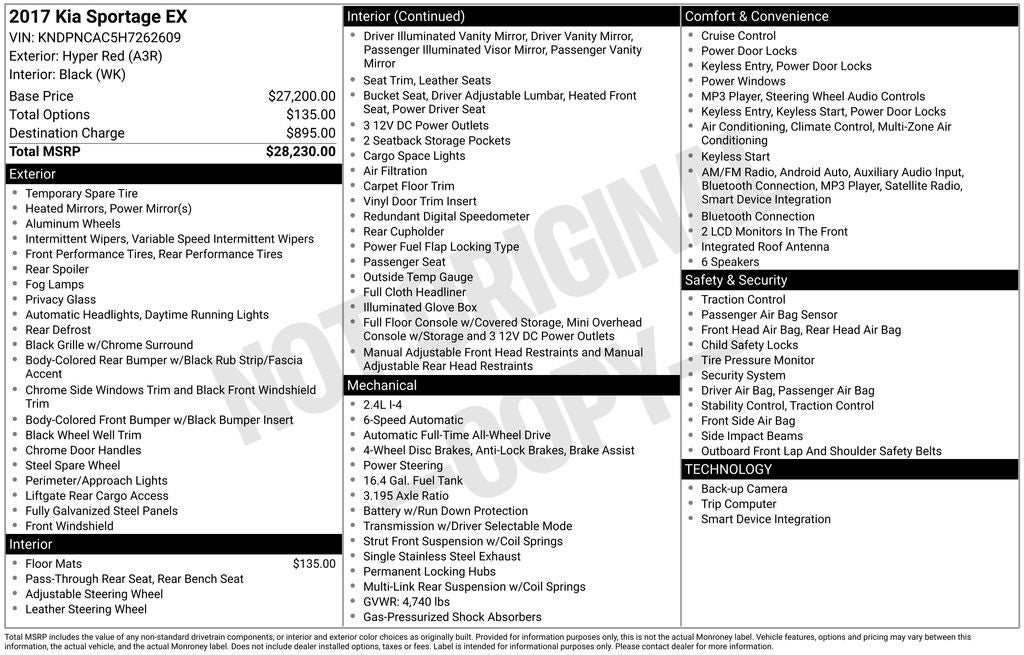 2017 Kia Sportage EX