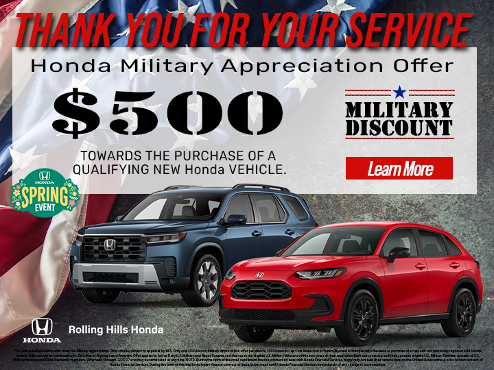 Military Appreciation offer