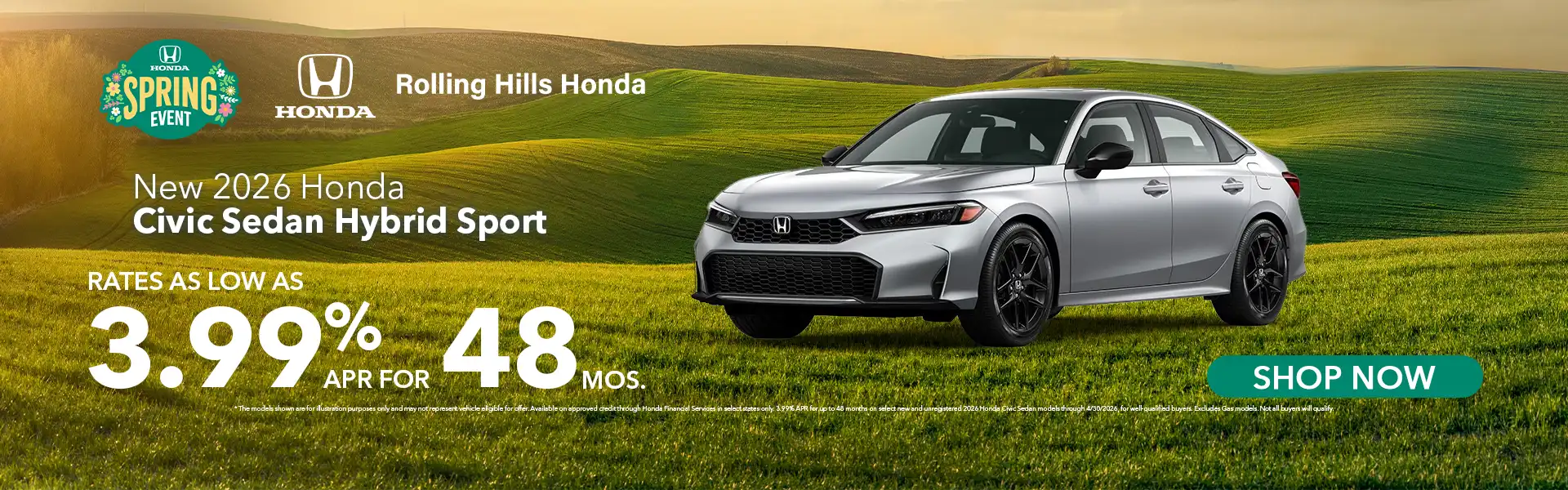 2026 Honda Civic Sedan Hybrid Sport