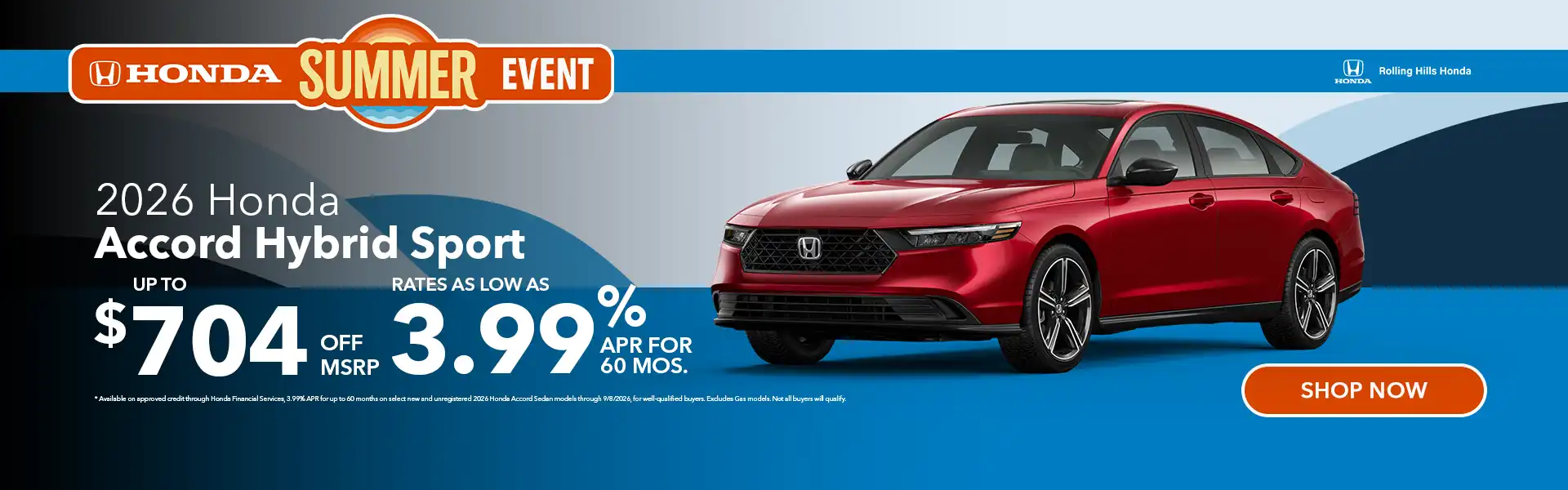 2026 Honda Accord Hybrid Sport