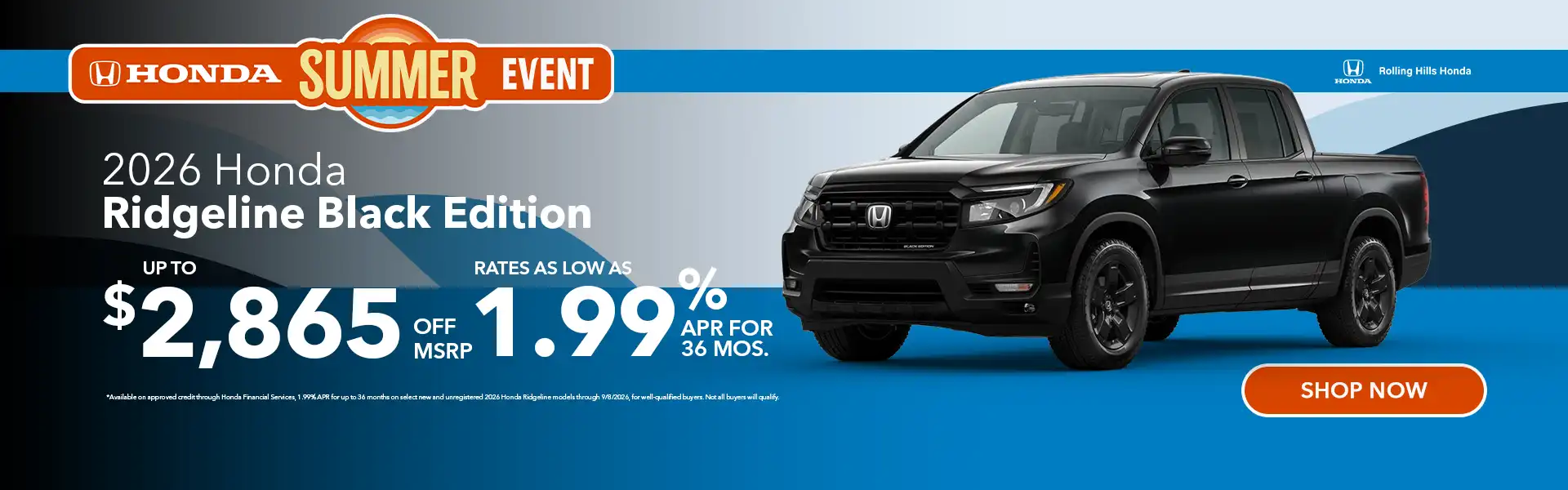 2026 Honda Ridgeline Black Edition