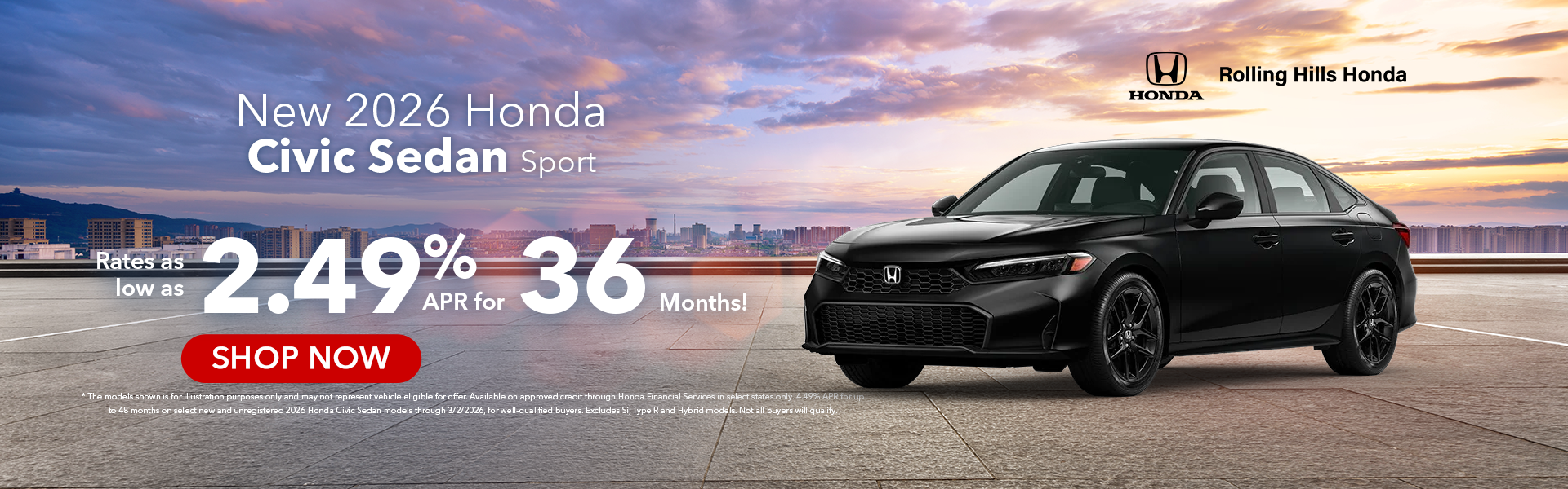 New 2026 Honda Civic Sport