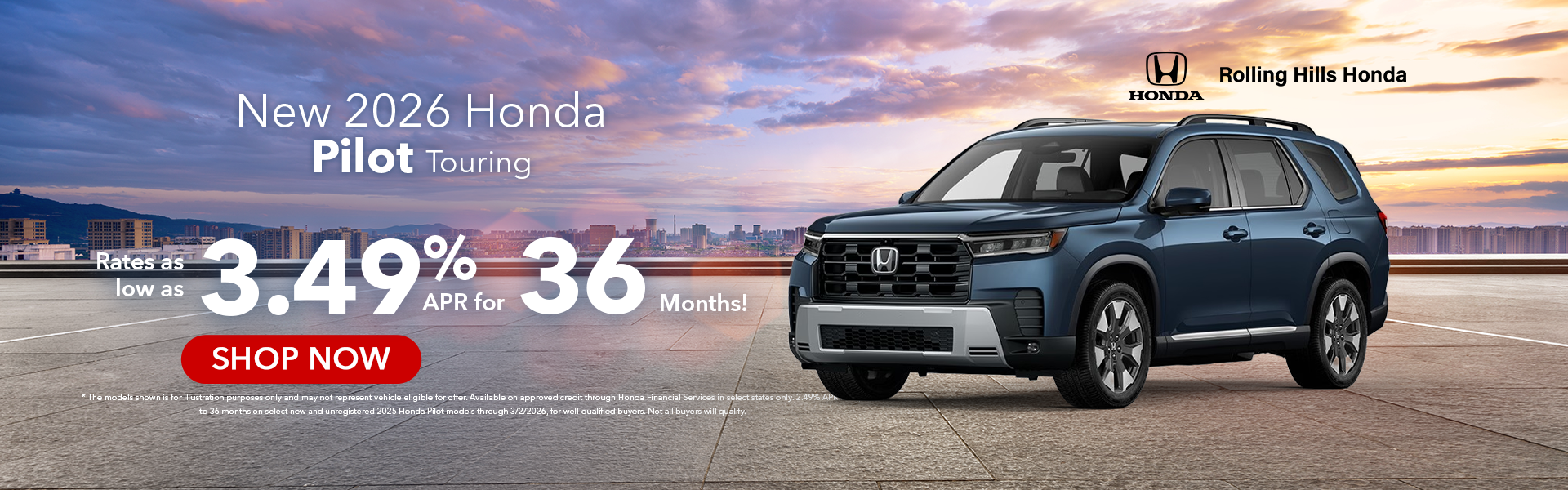 New 2026 Honda Pilot