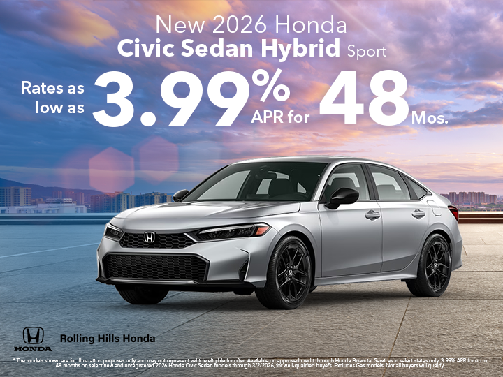 New 2026 Honda Civic Sedan Hybrid