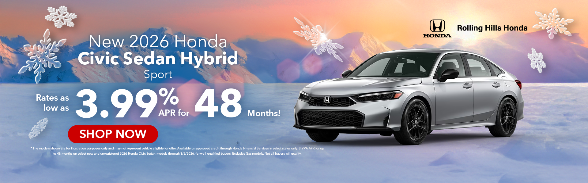 New 2026 Honda Civic Sedan Hybrid