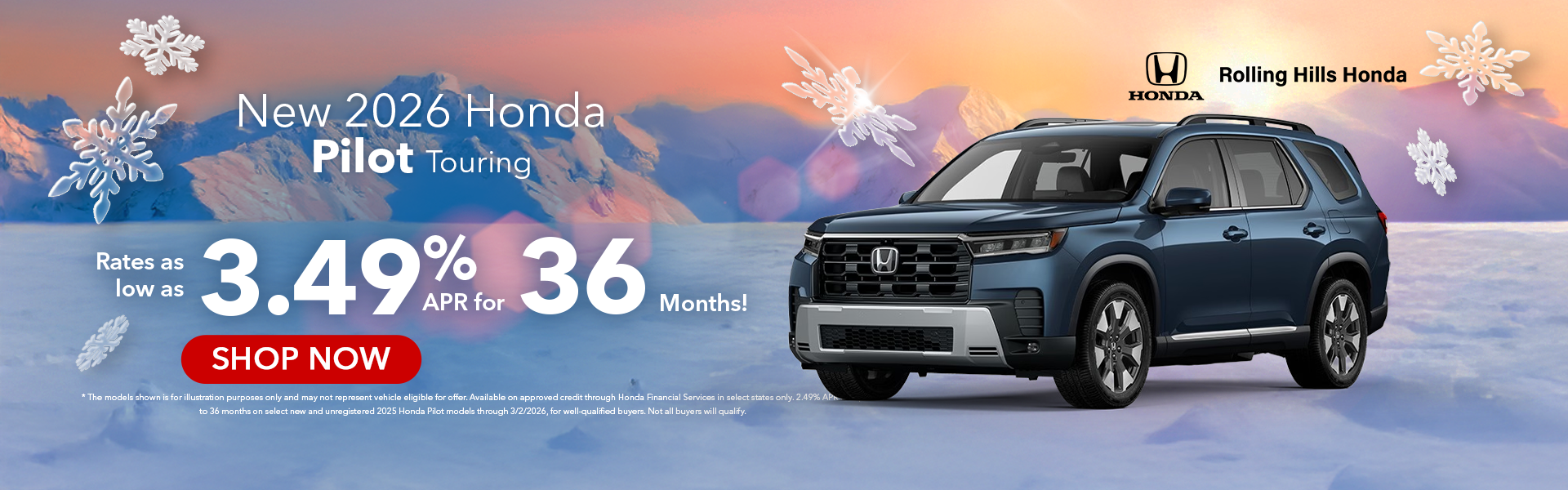 New 2026 Honda Pilot